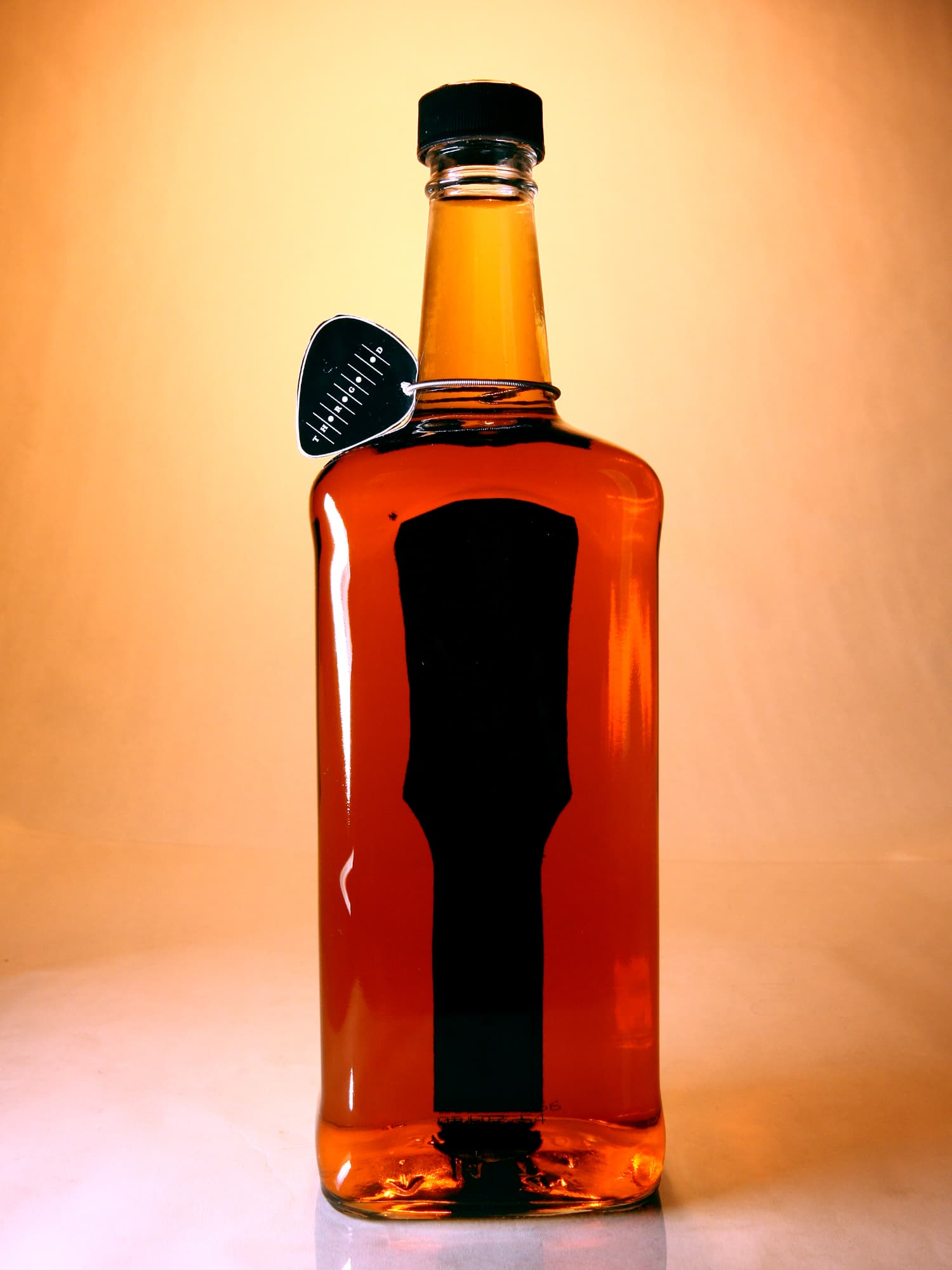 A photo of a bottle of whiskey